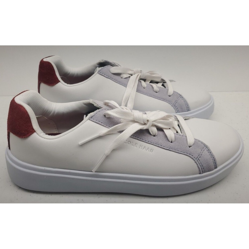 Cole‎ Haan GC Daily Lace Up Sneakers Ivory/Syrah W29127 Women's Size 7B New